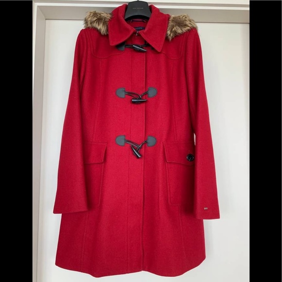 Tommy Hilfiger Hooded Toggle Front Duffle Coat - Picture 1 of 13